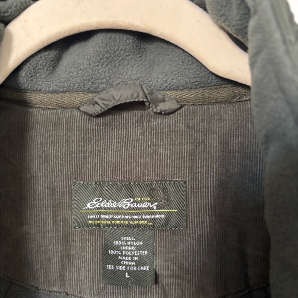 Eddie Bauer Olive Quilted Jacket